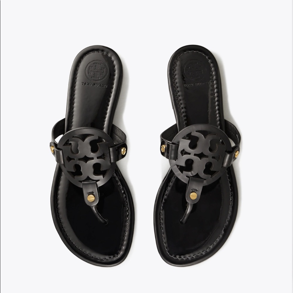 Tory Burch Miller Sandal - Black Size 7